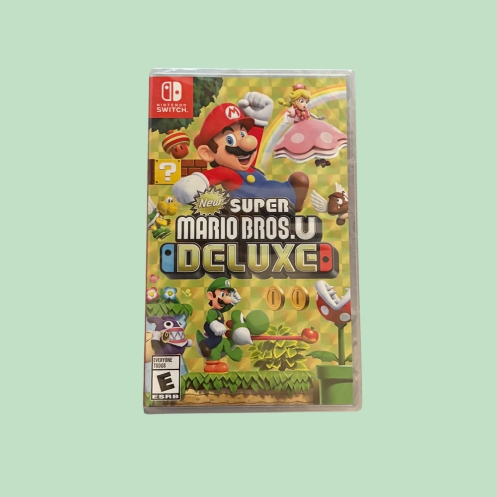 New Super Mario Bros. U Deluxe Nintendo Switch Game HAC P ADALA USA *SEALED*